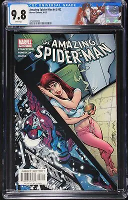 Buy Amazing Spider-Man V2 #52 CGC 9.8  J Scott Campbell Cover Spider-Man CGC Label • 79.16£
