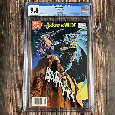 Buy Batman #366 CGC 9.8 Newsstand, 1st Jason Todd In Robin Costume Without Permissio • 290.94£