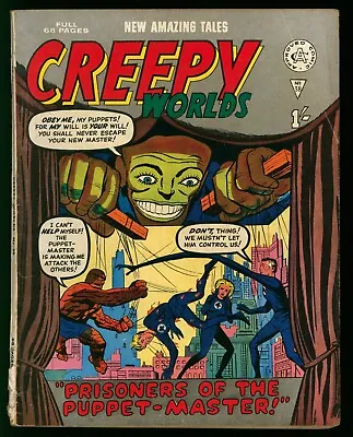 Buy Creepy Worlds #38 VG Reprints Fantastic Four #8 - Rare • 99£