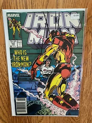 Buy Iron Man - 231 8.0 Newsstand Marvel Comic Book - E2-101 • 7.91£