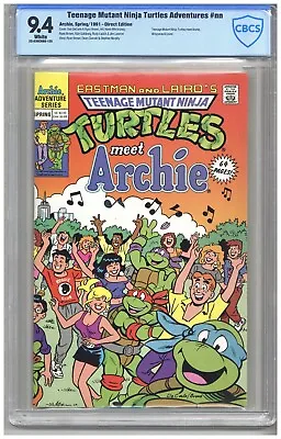 Buy Teenage Mutant Ninja Turtles Adventures #nn  CBCS  9.4  NM  1991  TMNT Meet Arch • 160.64£