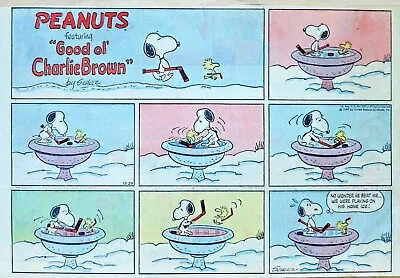 Buy Peanuts By Charles Schulz - Large Half-page Color Sunday Comic - Dec. 28, 1969 • 3.16£