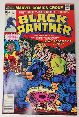 Buy Black Panther #1 (1976) Vintage Marvel Key, 1st Ongoing Black Panther Issue • 41.90£