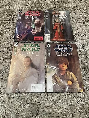 Buy STAR WARS EPISODE 1 The Phantom Menace X 4 Photo And Variant Covers Collectors • 29.99£