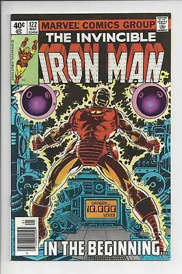 Buy Iron Man #122 VF+ (8.5) 1979 - Origin Of Iron Man Retold - Cockrum Cover • 11.92£