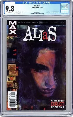 Buy Alias #1 CGC 9.8 2001 3849484002 1st App. Jessica Jones • 202.64£
