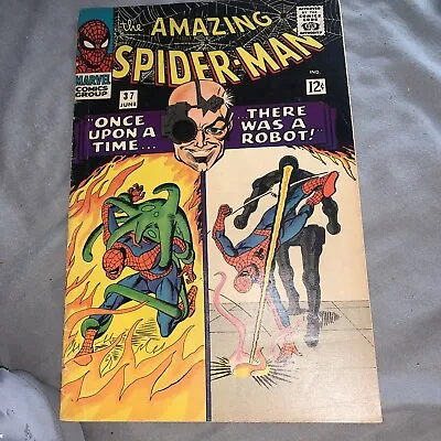 Buy Amazing Spider-man #37 💥 MID-GRADE, COMPLETE, SHARP 💥 1st Norman Osbourne 1966 • 110£