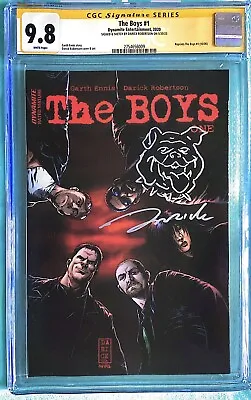 Buy THE BOYS #1 CGC 9.8 SS - Signed & Sketch By Darick Robertson - Reprint • 236.30£