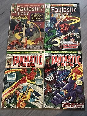 Buy MARVEL The Complete Fantastic Four Comics Bundle X 4 1970s VINTAGE • 10.50£