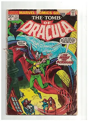 Buy Tomb Of Dracula 12 1973 Fair/Good FR/GD Marvel Wolfman Colan 2nd Blade • 44.18£
