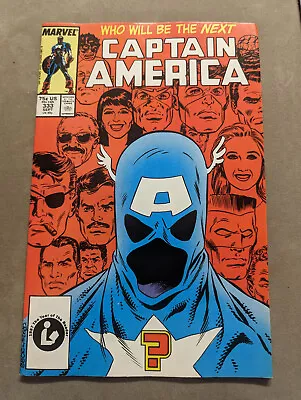 Buy Captain America #333, Marvel Comics, 1987, 1st John Walker, FREE UK POSTAGE • 17.99£
