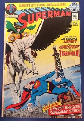 Buy Superman #249 (1972) 1st Appearance Of Terra-Man • 9.99£