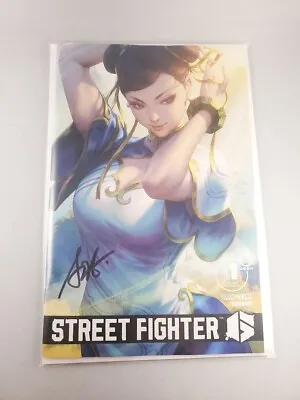Buy Street Fighter 6 #1 Chun Li Artgerm Dallas Fan Expo Exclusive Trade SIGNED COA • 79.44£