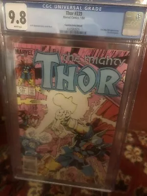 Buy CGC 9.8 Thor 339 CGC 9.8 1st Stormbreaker CANADIAN .75 PRICE VARIANT White Pages • 112.59£