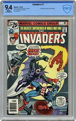Buy Invaders #7 CBCS 9.4 1976 21-44C4905-004 1st App. Baron Blood • 699.11£