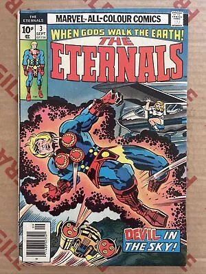 Buy The Eternals #3 1976 UK Pence - Jack Kirby Art - 1st App Sersi! - Marvel Comics • 9.99£
