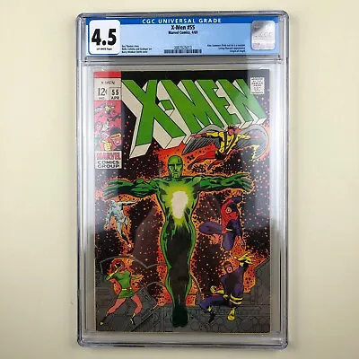 Buy (Uncanny) X-Men #55 (1969) CGC 4.5, Origin Of Angel • 59.96£