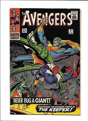 Buy Avengers #31 [1966 Fn-]  Never Bug A Giant!   The Keeper App! • 47.32£