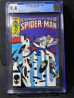 Buy The Spectacular Spider-man #100 1985 CGC 9.4 • 43.97£