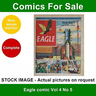 Buy Eagle Comic Vol 4 No 5 - VG/VG+ - 08 May 1953 • 5.99£