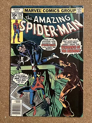Buy AMAZING SPIDER-MAN #175 (Marvel Comics 1977) Punisher Appearance! VF+ • 19.76£