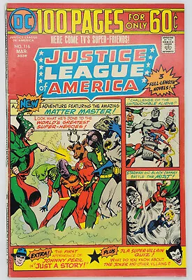 Buy Justice League Of America #116 1975 9.0 VF/NM; 100pg-1st J.Peril, SupVillianQuiz • 31.18£