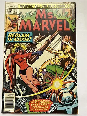 Buy MS. MARVEL #13 Marvel Comics 1978 VF- • 3.95£