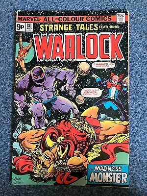 Buy Strange Tales #181 Marvel 1975 Starlin 2nd Gamora Key Uk Price Variant • 12£