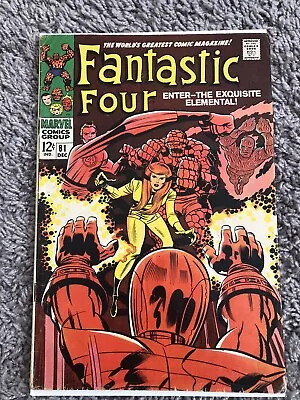 Buy Fantastic Four #81 (1968 Silver Age/Jack Kirby Inhumans App.) KEY  • 15.80£