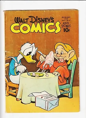 Buy Walt Disney’s COMICS AND STORIES V4#1 (#47) DONALD  Hooks A Nazi Torpedo BARKS A • 59.58£