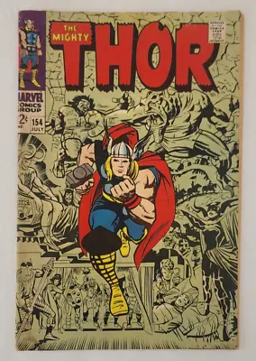 Buy Thor #154 1st App Of Mangog Jack Kirby Stan Lee Marvel Comics 1968 • 31.62£