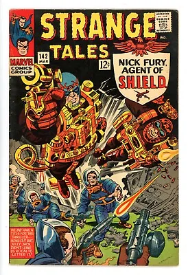 Buy STRANGE TALES #142  Marvel 1966 - Jack Kirby & Steve Ditko Art - VG/FN • 12.65£