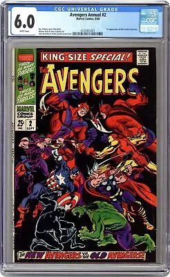 Buy Avengers Annual #2 CGC 6.0 1968 4120431001 • 124.54£