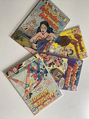 Buy Wonder Woman #209 (1973) Original DC Collector’s Comic Book Bundle X4 • 20£