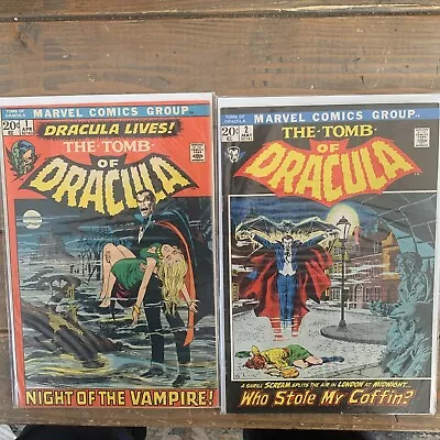 Buy Tomb Of Dracula 1 And 2 I Would Say 1 Is In VF Shape And 2 Is In VF- Nice Books. • 336.01£