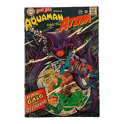 Buy The Brave And The Bold Aquaman And The Atom #73 (1967) Comic Book DC Comics • 21.09£