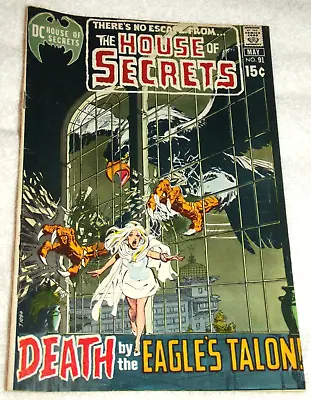 Buy VF/NM 1971 House Of Secrets #91 DC Neal Adams Cover The Eagle's Talon Comic Book • 39.71£