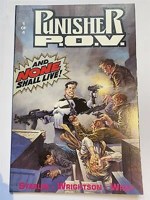 Buy THE PUNISHER - P.O.V. #1 Marvel Comics STARLIN WRIGHTSON Prestige Format 1991 NM • 1.99£