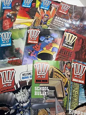 Buy 2000AD Comic Bundle / Job Lot X 10 Progs From 1991 -   Judge Dredd • 16.99£