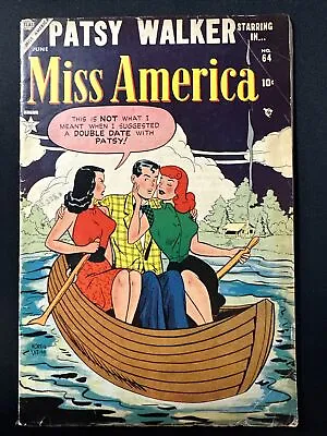 Buy Miss America Patsy Walker #64 Golden Age Pre Code 1955 Good/VG *A4 • 27.66£