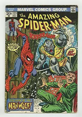 Buy Amazing Spider-Man #124 GD+ 2.5 1973 1st App. Man-Wolf • 60.88£