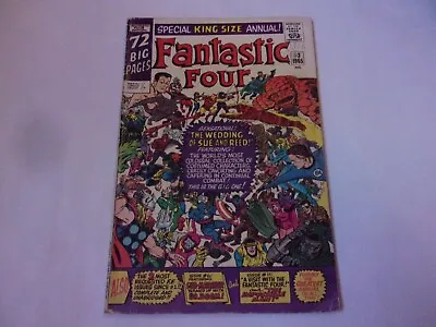 Buy Fantastic Four Annual # 3 1965 Marvel Comic Wedding Of Sue And Reed • 49.99£