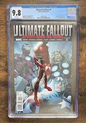 Buy Marvel Comics Ultimate Fallout #4 1st Print 1st Appearance Miles Morales CGC 9.8 • 999.99£