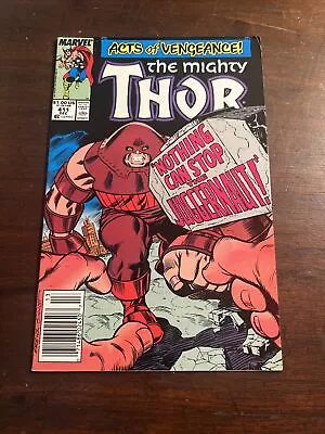 Buy Marvel Comics Thor #411 Newsstand 1989 1st Cameo Team App Of The New Warriors • 24.09£