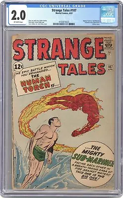 Buy Strange Tales #107 CGC 2.0 1963 4163616023 • 137.96£