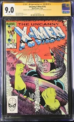 Buy Uncanny X-Men #176 Marvel Comics CGC SS 9.0 X2 Signed John Romita Jr, Clairmont • 128.64£