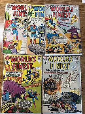 Buy Worlds Finest #123 129 134 141 143 Batman Superman Comics 1st Print Silver Age • 15.88£