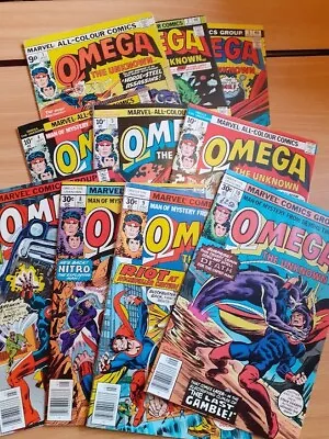 Buy Omega The Unknown 1 2 3 4 5 6 7 8 9 10 Complete Marvel Comics • 25£