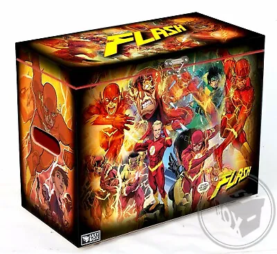 Buy The Flash (Rebirth) - Large Comic Book Hard Storage Box Chest MDF • 130.59£
