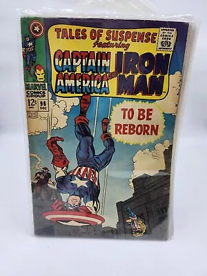 Buy Tales Of Suspense 96 Lee/Kirby Marvel Silver Age Captain America Ironman  • 11.92£